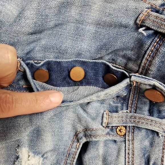 Buckle Black high rise ankle distressed destroyed jeans fit 53 button fly - Picture 11 of 14